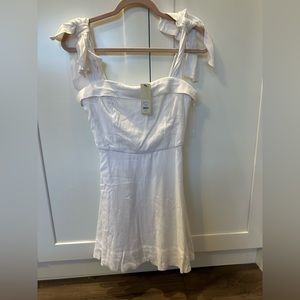 Women's white dress